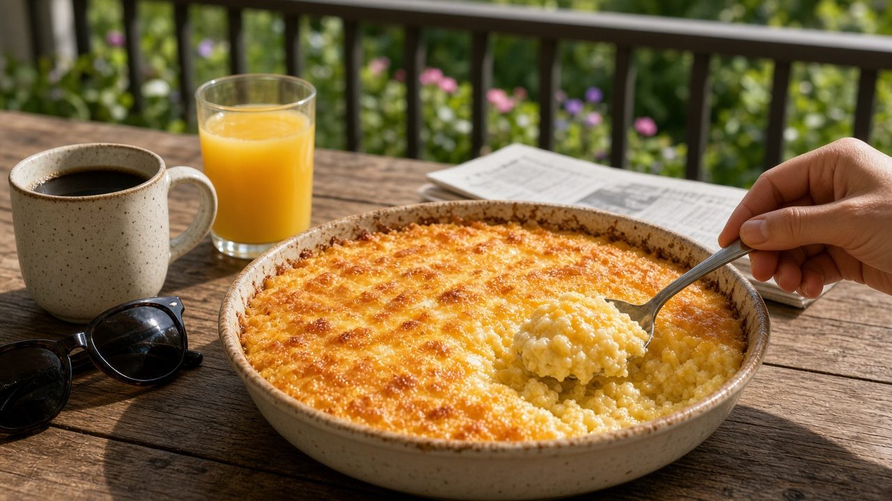 Baked Cheese Grits Casserole