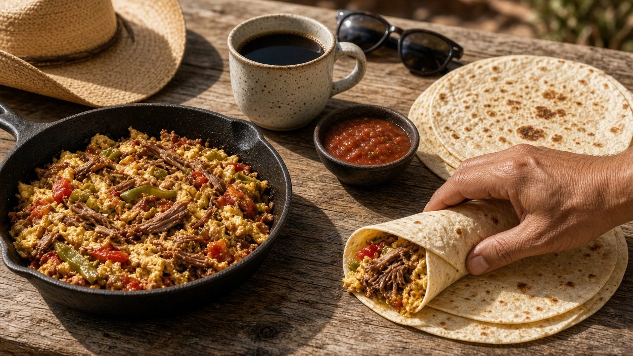 Machaca con Huevo